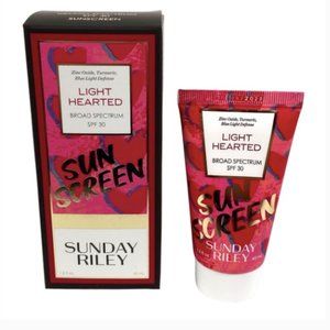 SUNDAY RILEY Light Hearted Broad Spectrum Sunscreen SPF30 45m/ 1.5oz Full Sz